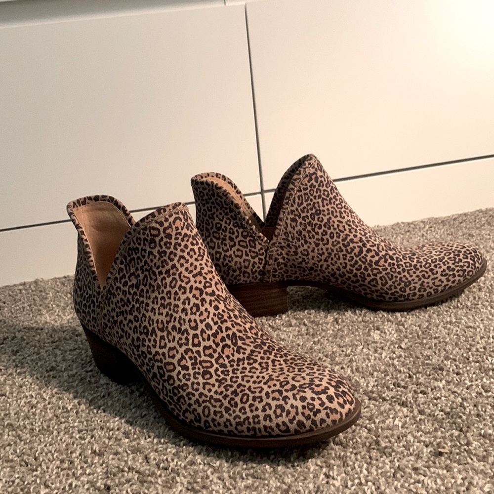 Lucky Brand Cheetah Booties